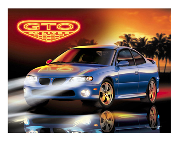 2004 Blue GTO 5.7L No Scoop